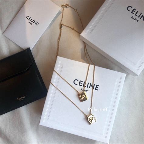 สร้อย celine|celine alphabet necklace.